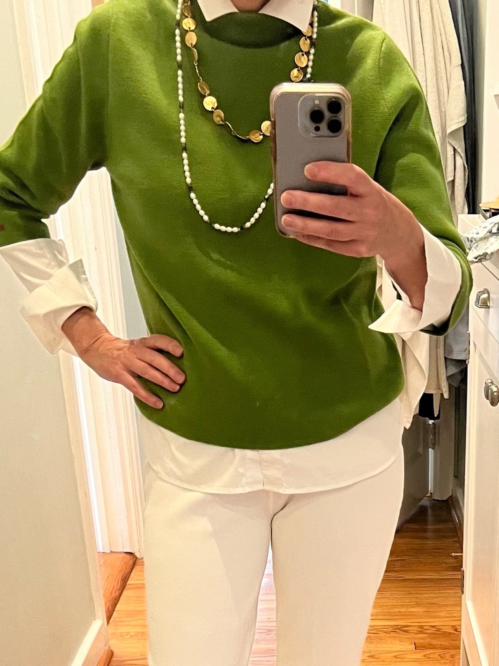Frances Valentine Annie top
Merino wool